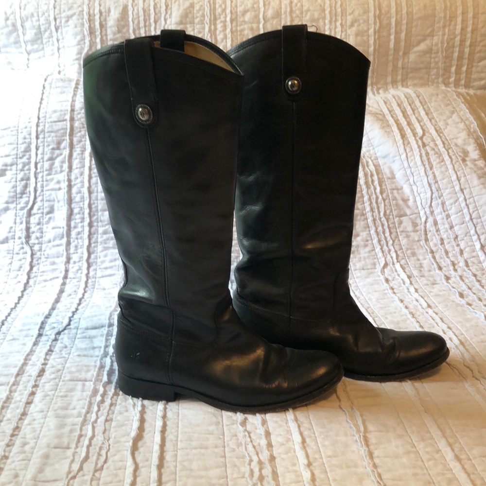 Black FRYE and CO Western/Riding Style Boots